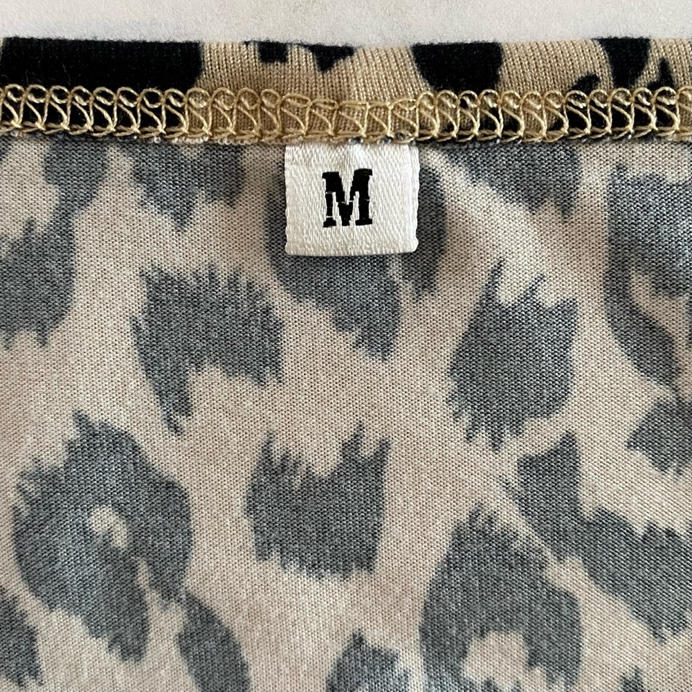 Cheeta print dress with pockets Sz.M - Picture 4 of 6